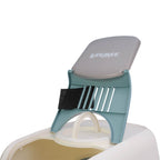 PeeWee EcoDome XXL kuweta z obudową, gołębi błękit – zestaw startowy + 3 kg żwirku (peletu) drzewnego