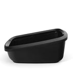 PeeWee EcoGranda XXL otwarta kuweta, czarny – zestaw startowy + 3 kg żwirku (peletu) drzewnego