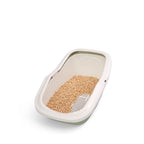 PeeWee EcoMinor otwarta kuweta, szałwiowa – zestaw startowy + 3 kg żwirku (peletu) drzewnego